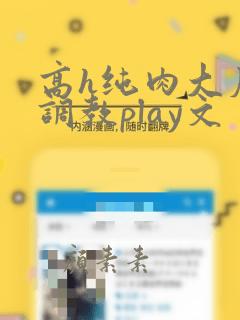 高h纯肉大尺度调教play文