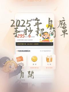 2025年月历手抄报简单