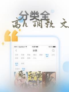 高h 调教 文