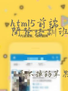 html5前端开发培训班