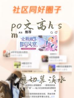 po文高h sm