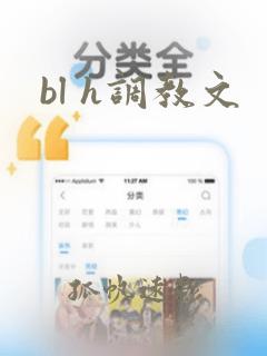 bl h调教文