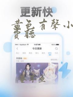 黄色有声小说免费听