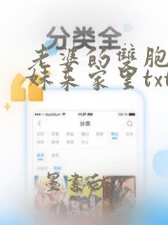 老婆的双胞胎妹妹来家里txt