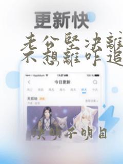 老公坚决离婚我不想离咋追回