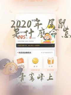 2020年属鼠是什么命怎么取名