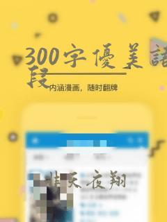 300字优美语段