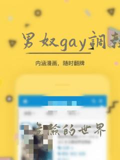 男奴gay调教