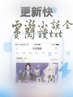 雨溺小说全文免费阅读txt