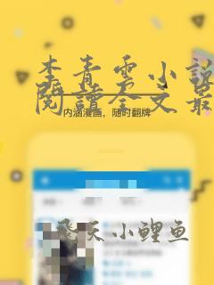 李青云小说免费阅读全文最新章节
