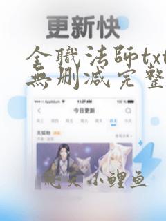 全职法师txt无删减完整版