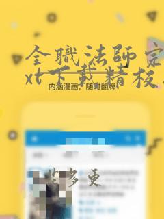 全职法师完本txt下载精校版