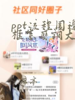 ppt流程图边框怎么调大小