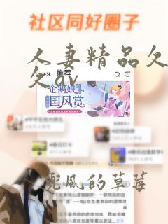 人妻精品久久久久av