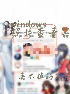 windows照片查看器在哪个文件夹