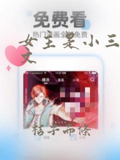 女主是小三的宠文