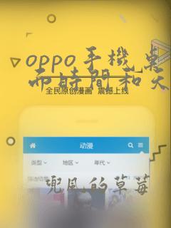 oppo手机桌面时间和天气