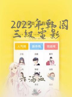 2023年韩国三级电影