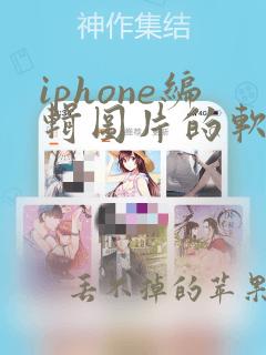 iphone编辑图片的软件