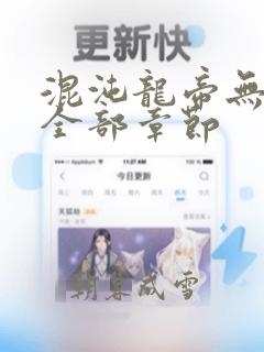 混沌龙帝无删减全部章节