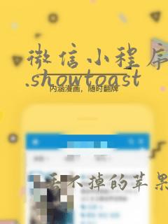 微信小程序wx.showtoast