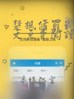 楚枫修罗武神全文免费阅读txt