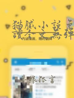 猫腻小说免费阅读全文无弹窗