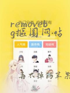 removebg抠图网站