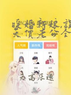 暖婚新娘,误嫁天价老公全文阅读