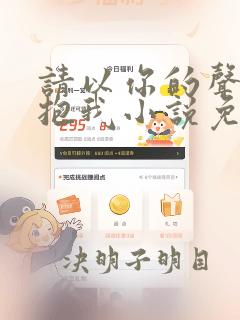 请以你的声音拥抱我小说免费阅读全文