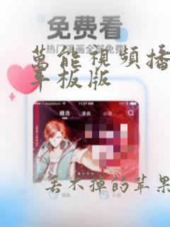 万能视频播放器平板版