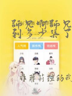 师兄啊师兄更新到多少集了