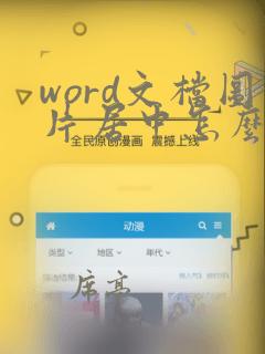 word文档图片居中怎么弄正中间