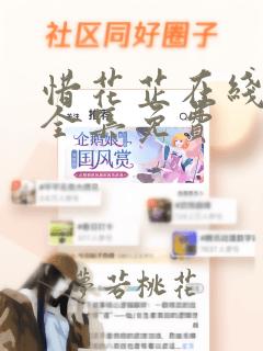 惜花芷在线观看全集免费