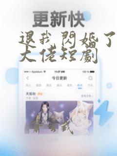 退我闪婚了财阀大佬短剧