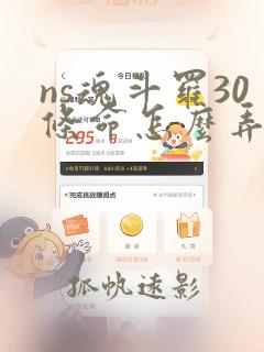 ns魂斗罗30条命怎么弄