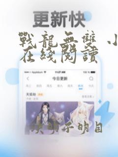 战龙无双 小说在线阅读