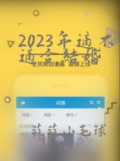 2023年适不适合结婚