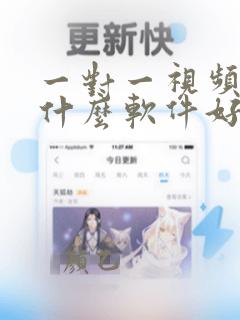 一对一视频聊天什么软件好