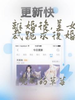 离婚后,美女总裁跪求复婚全集在线阅读