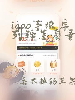 iqoo手机序列号怎么看