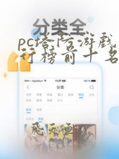 pc塔防游戏排行榜前十名2021