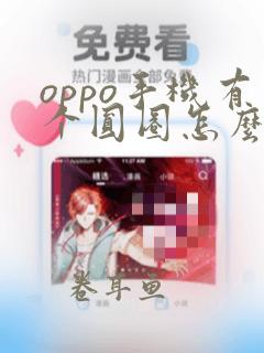 oppo手机有个圆圈怎么去掉