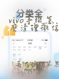 vivo手机怎么清理微信内存