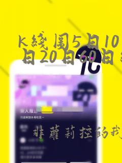 k线图5日10日20日60日线怎么看