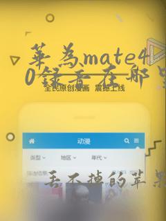 华为mate40录音在哪里找出来