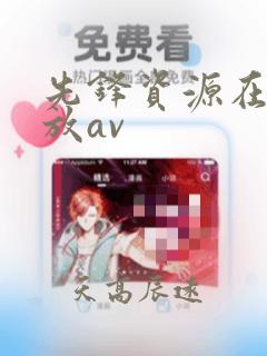 先锋资源在线播放av