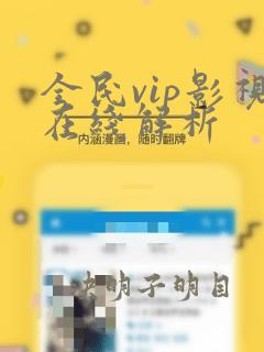 全民vip影视在线解析