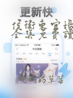 侯卫东官场笔记全集免费读