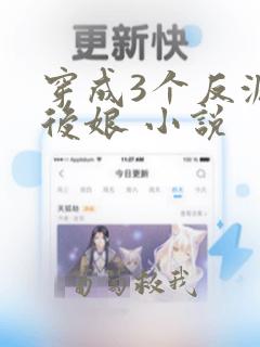 穿成3个反派的后娘 小说